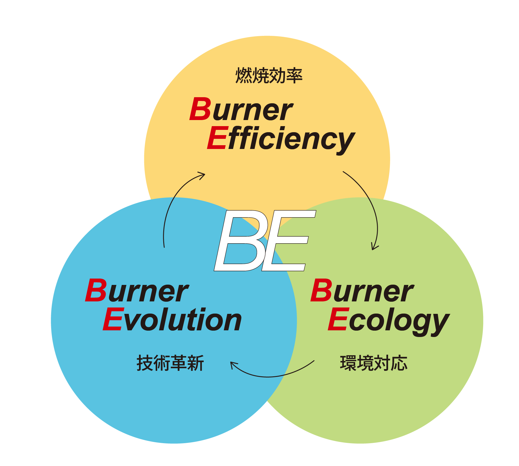 BE - Burner Efficiency, Evolution, Ecology